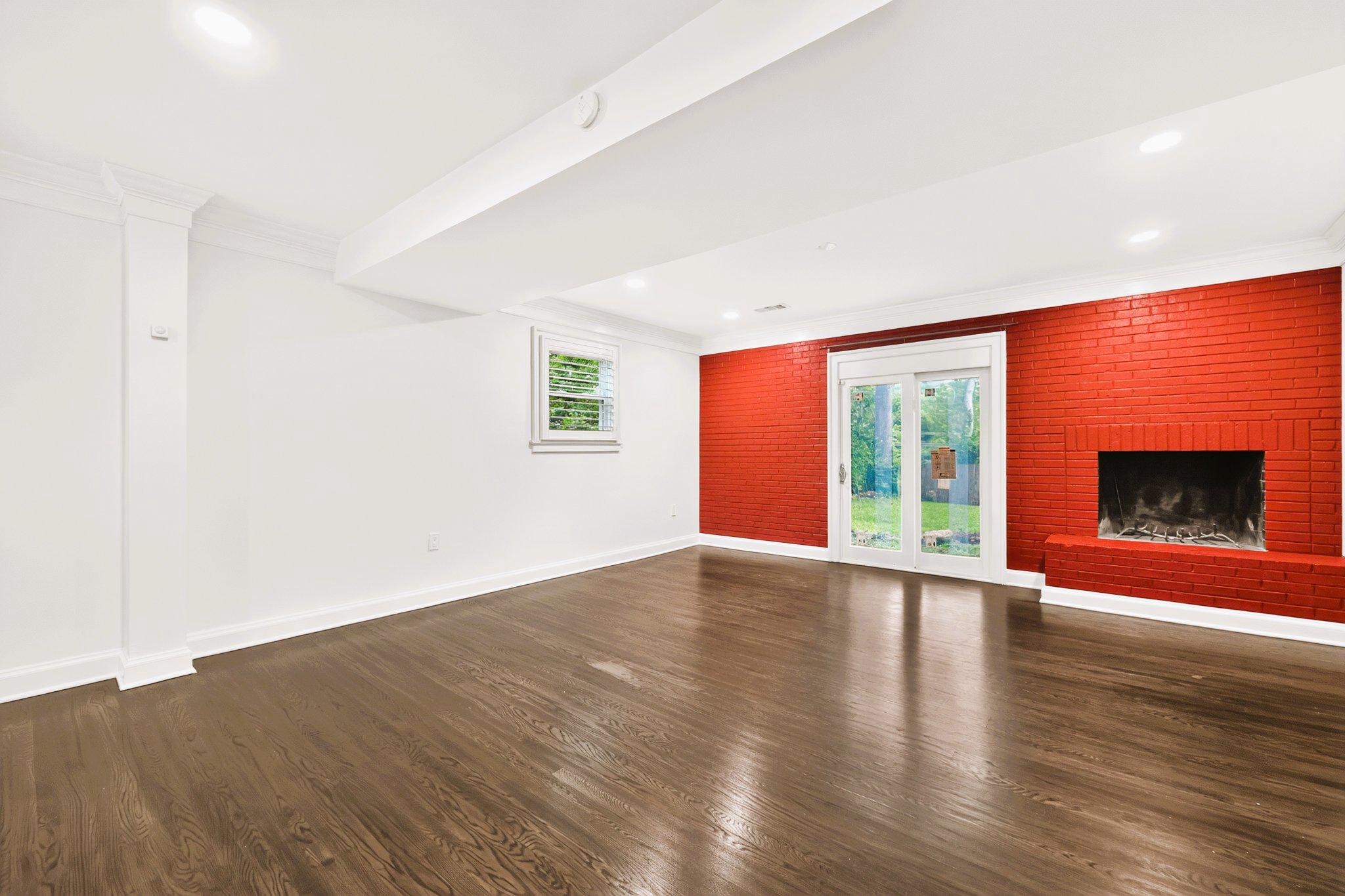 9901 Belhaven Road Bethesda, MD 20817 - Photo 23 of 32 Wood burning fireplace in recreation room