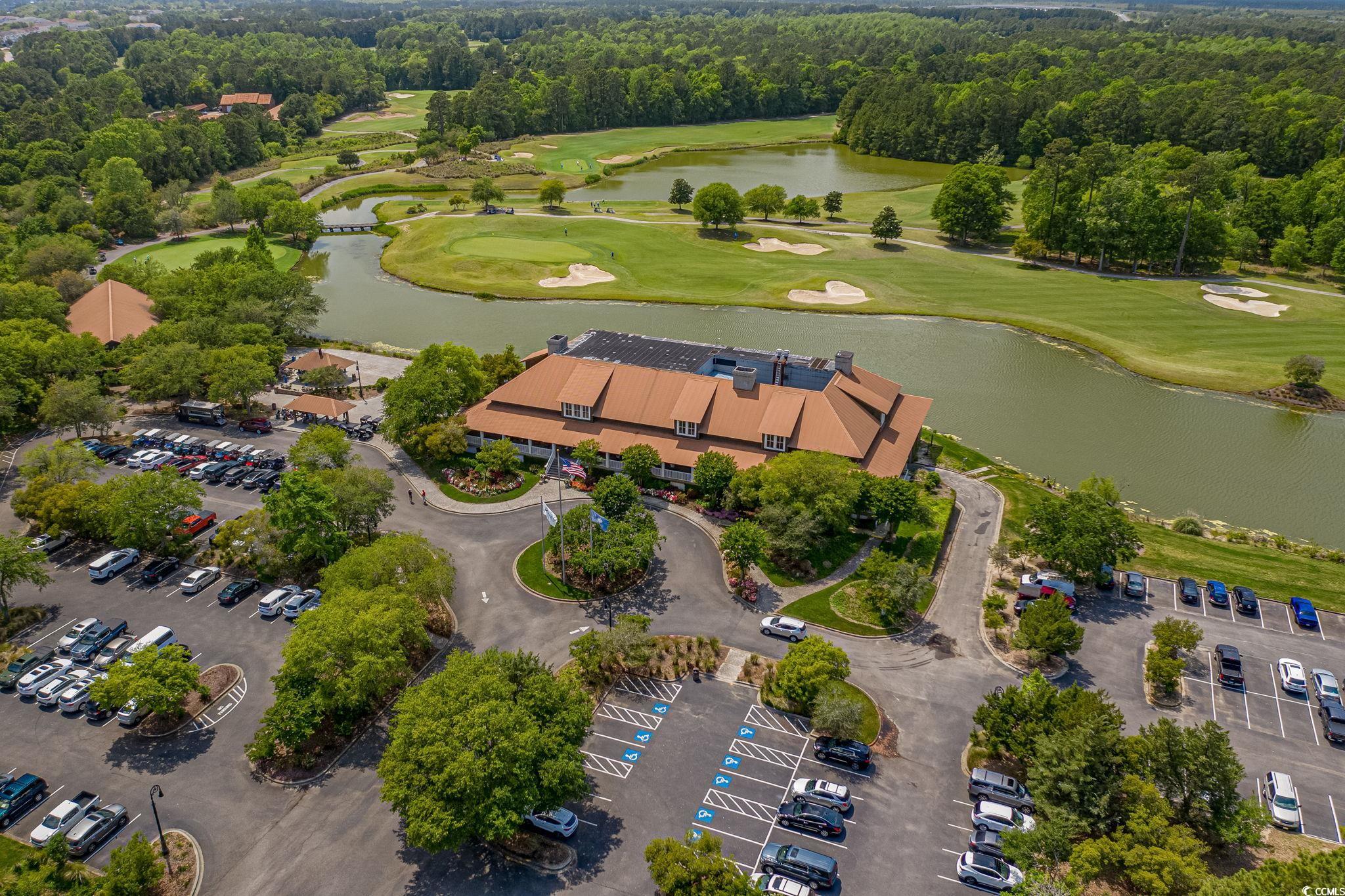 2409 Copper Crk Loop Longs, SC 29568 - Photo 35 of 40 Aerial view of property's location featuring a nearby body of water and a golf course