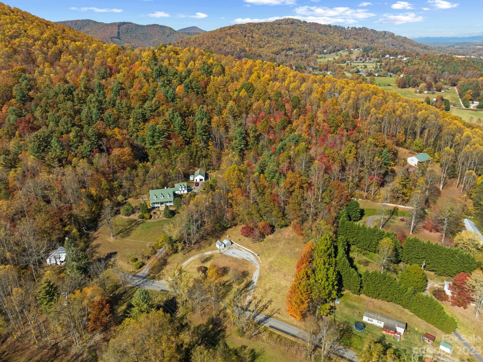 672 Mt Gilead Church Road Mills River, NC 28759 - Photo 15 of 29 a view of a city with mountains in the background