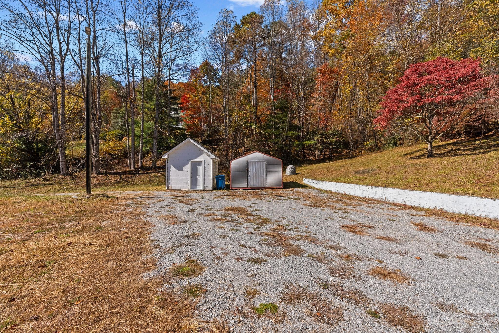 672 Mt Gilead Church Road Mills River, NC 28759 - Photo 26 of 29 a dirt road with large trees