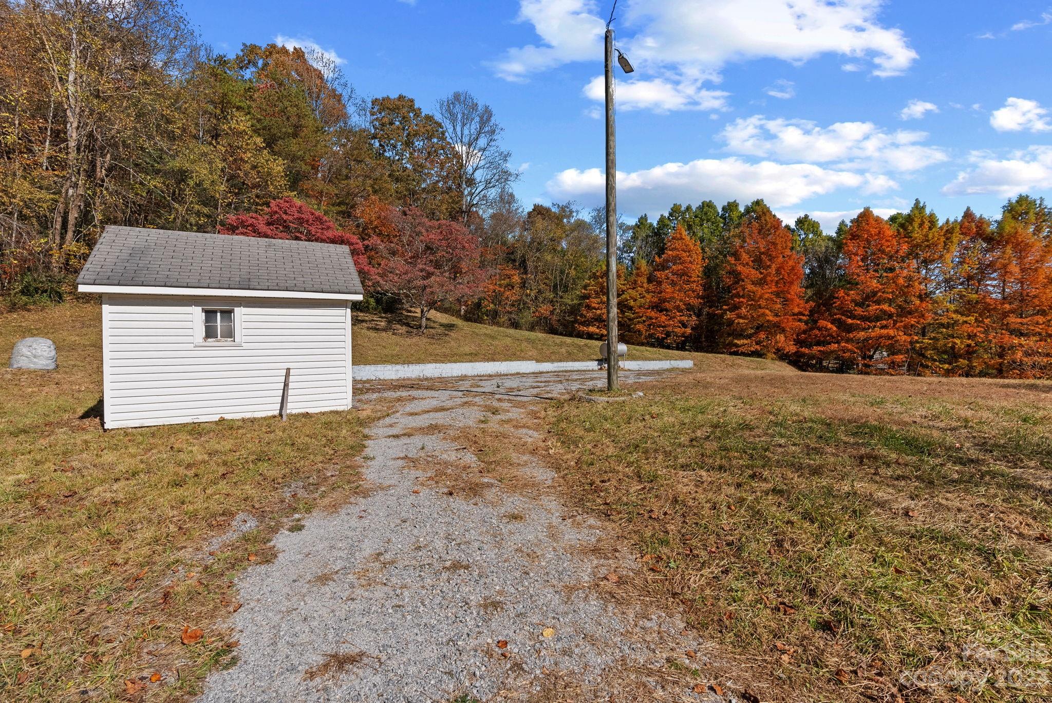 672 Mt Gilead Church Road Mills River, NC 28759 - Photo 28 of 29 a backyard of a house with lots of green space