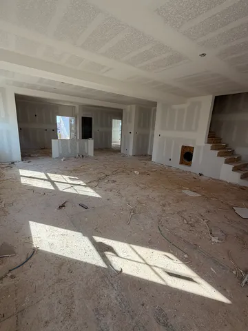 a view of a livingroom with a fireplace