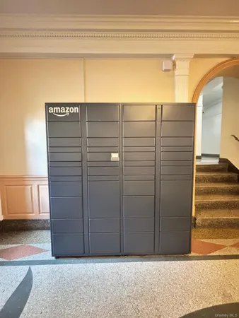 a view of wooden door