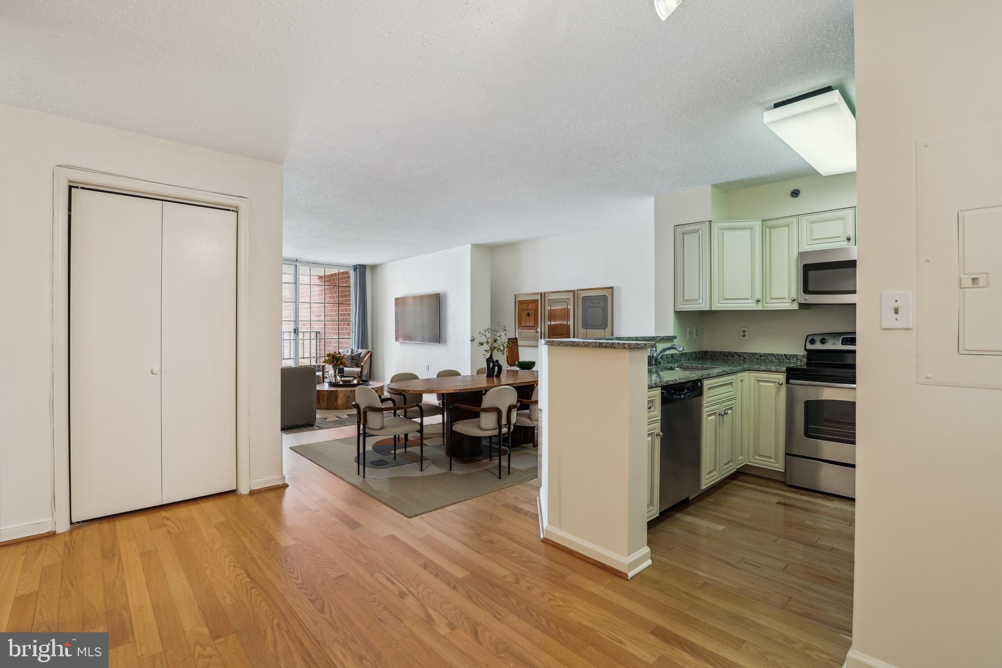 1230 23rd Street Northwest, Unit 607 Washington, DC 20037 - Photo 10 of 29 Spacious open kitchen and living area