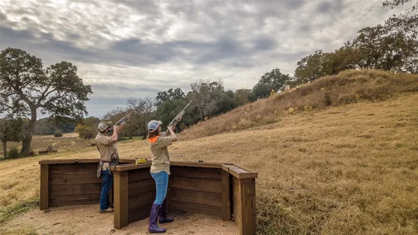 a view of a terrace with sitting area
