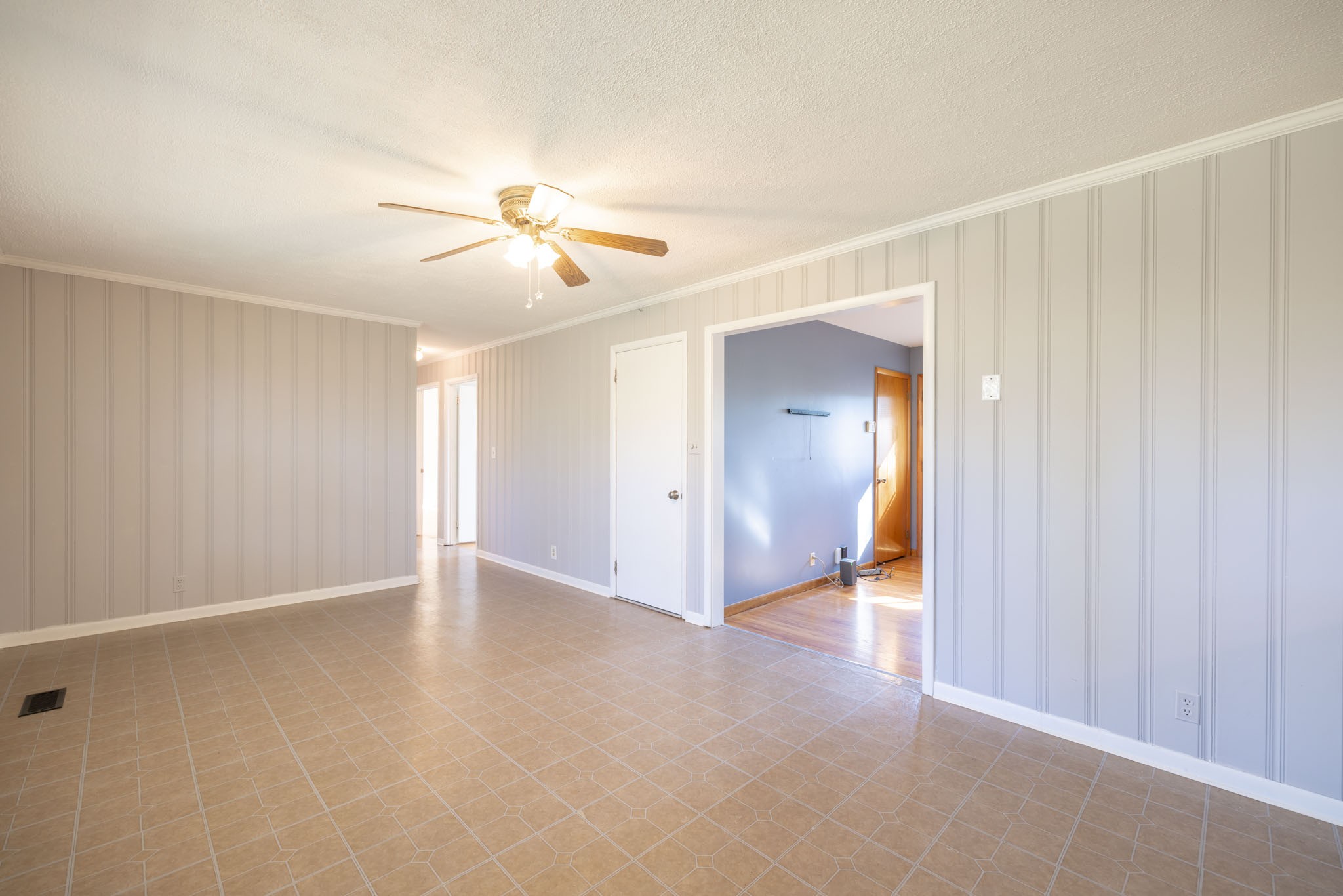 1015 Lockertsville Road Ashland City, TN 37015 - Photo 36 of 72 a view of an empty room and a ceiling fan window
