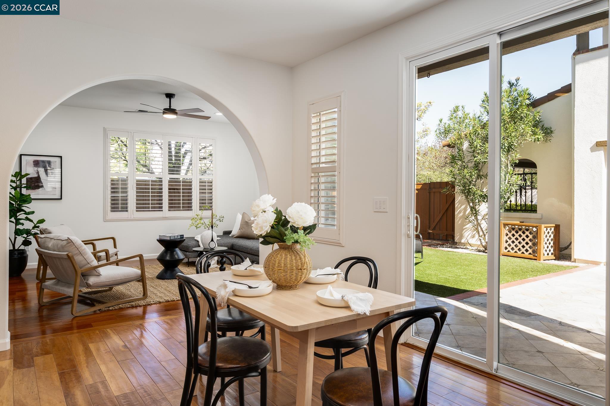 2359 Magnolia Bridge Drive San Ramon, CA 94582 - Photo 13 of 44 a view of a dining room with furniture window and wooden floor