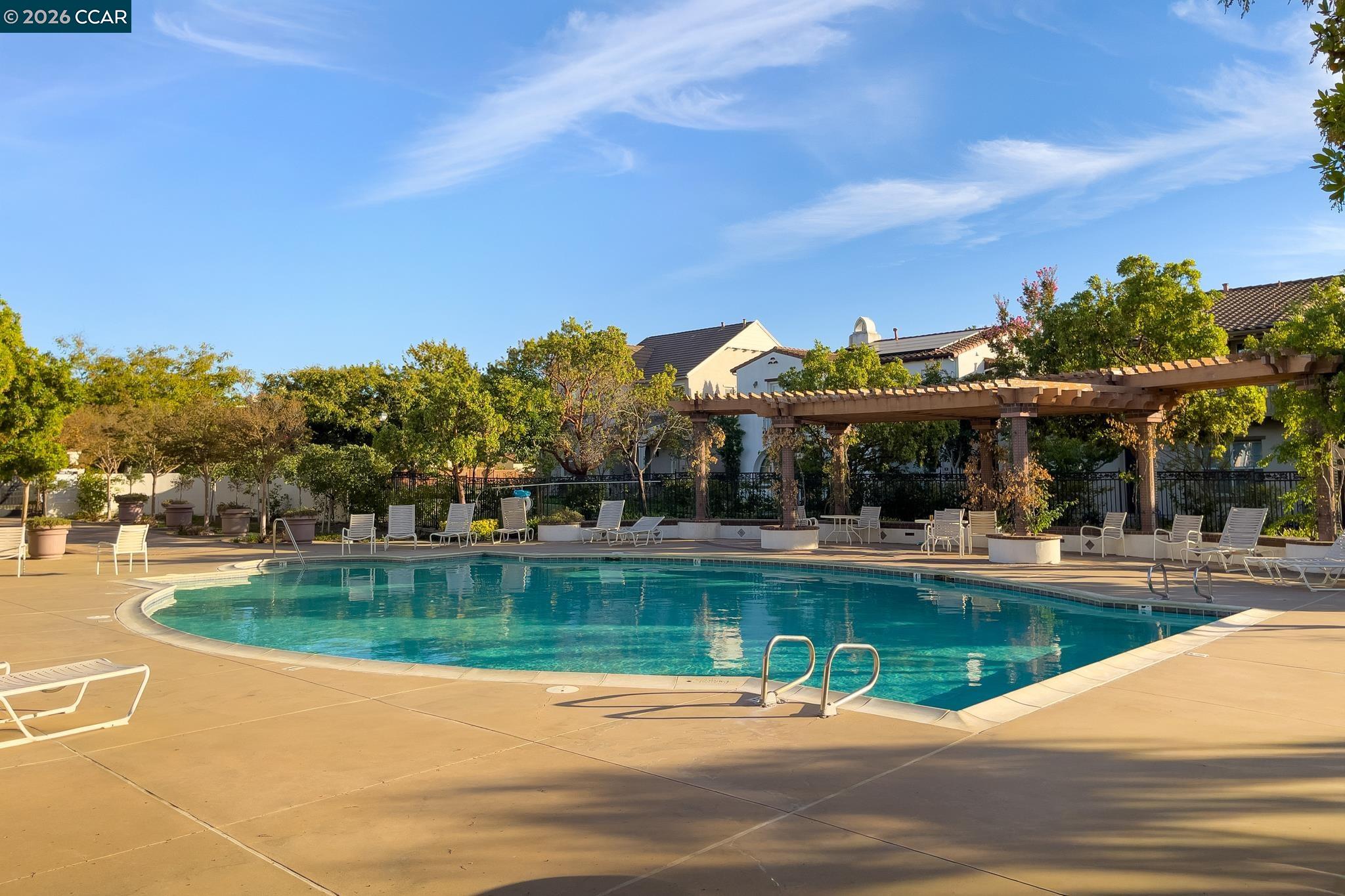 2359 Magnolia Bridge Drive San Ramon, CA 94582 - Photo 43 of 44 a view of a swimming pool with a patio