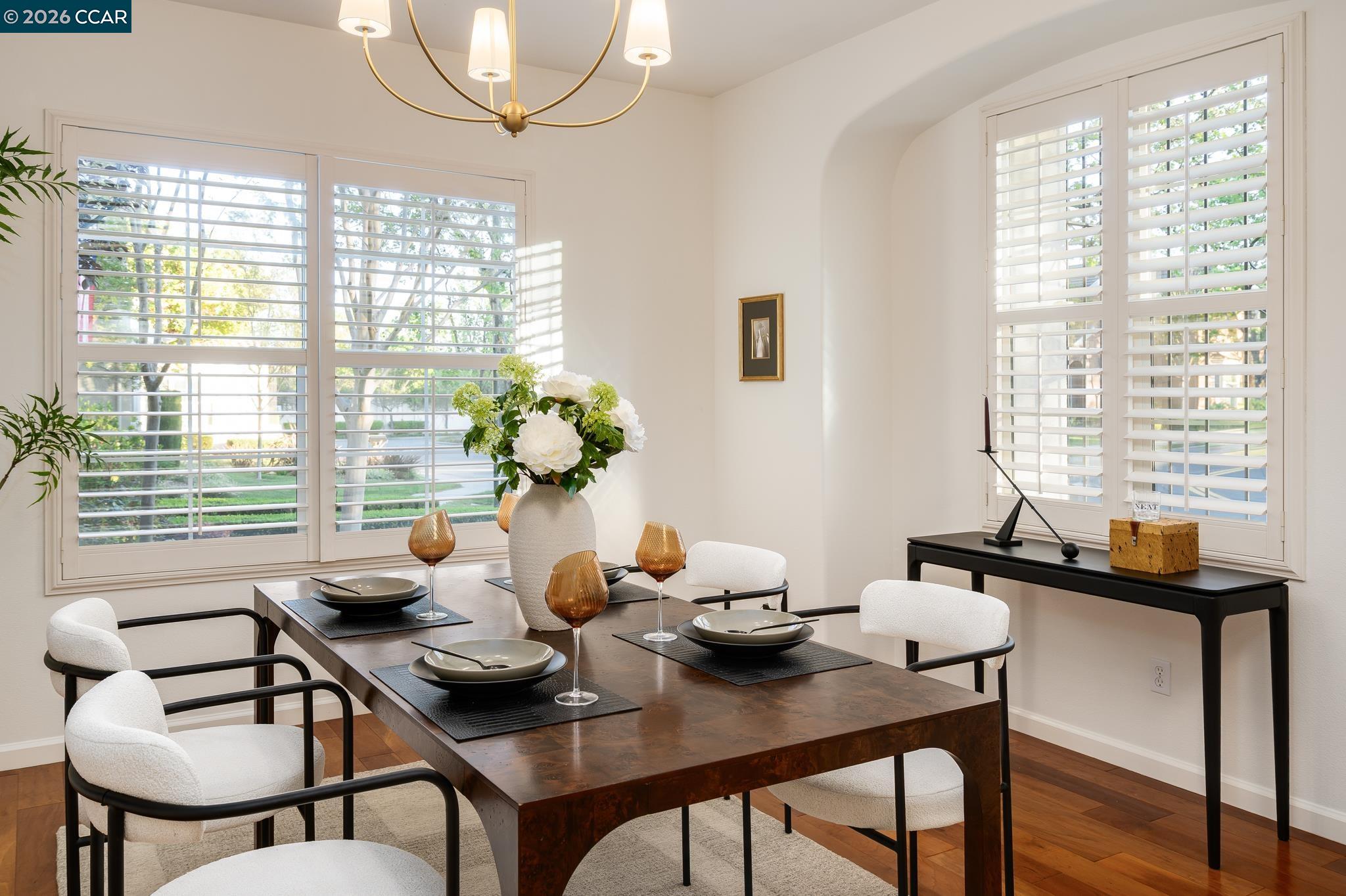 2359 Magnolia Bridge Drive San Ramon, CA 94582 - Photo 6 of 44 a view of a dining room with furniture window and outside view