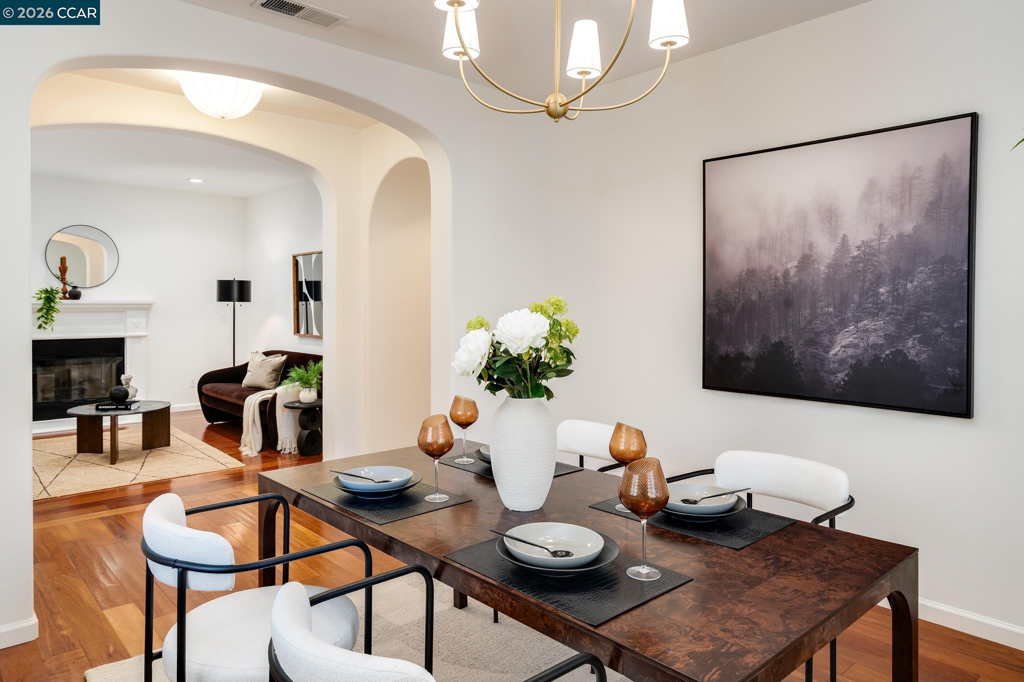 2359 Magnolia Bridge Drive San Ramon, CA 94582 - Photo 7 of 44 a view of a dining room and livingroom with furniture