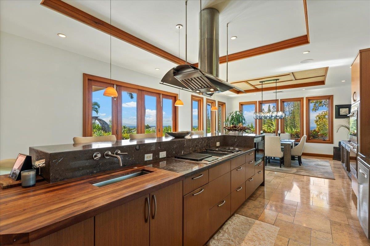 238 Crestview Road Lahaina, HI 96761 - Photo 14 of 48 a kitchen with a sink and lots of counter space