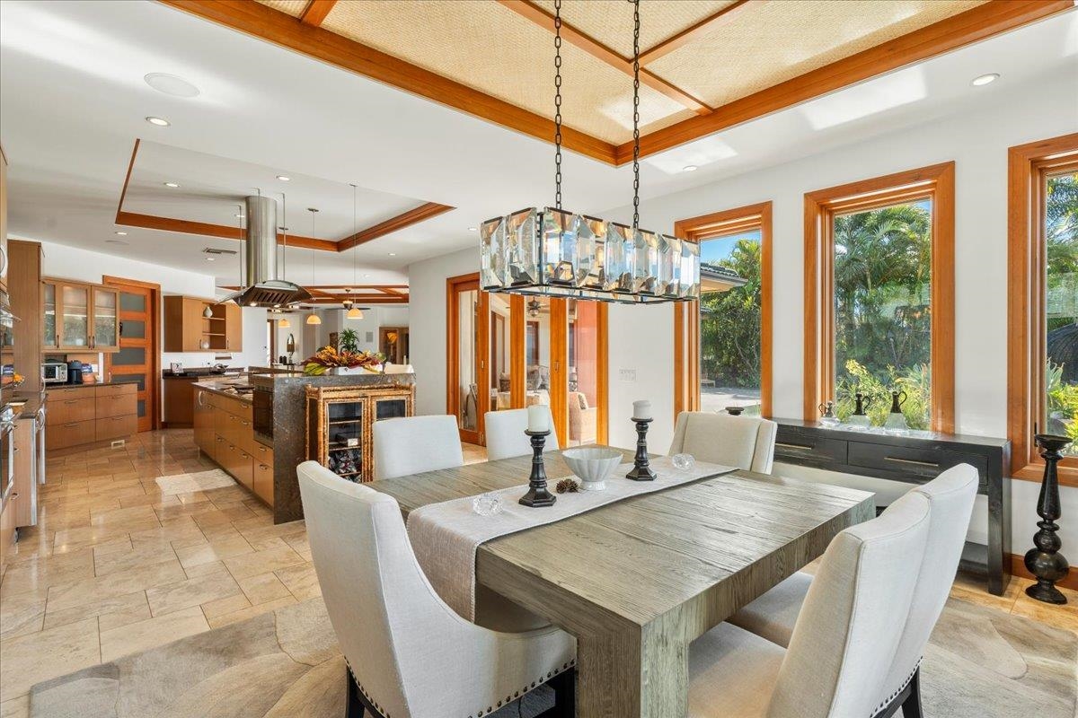 238 Crestview Road Lahaina, HI 96761 - Photo 18 of 48 a view of a dining room with furniture window and wooden floor