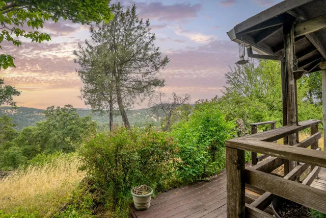 a view of porch with seating space