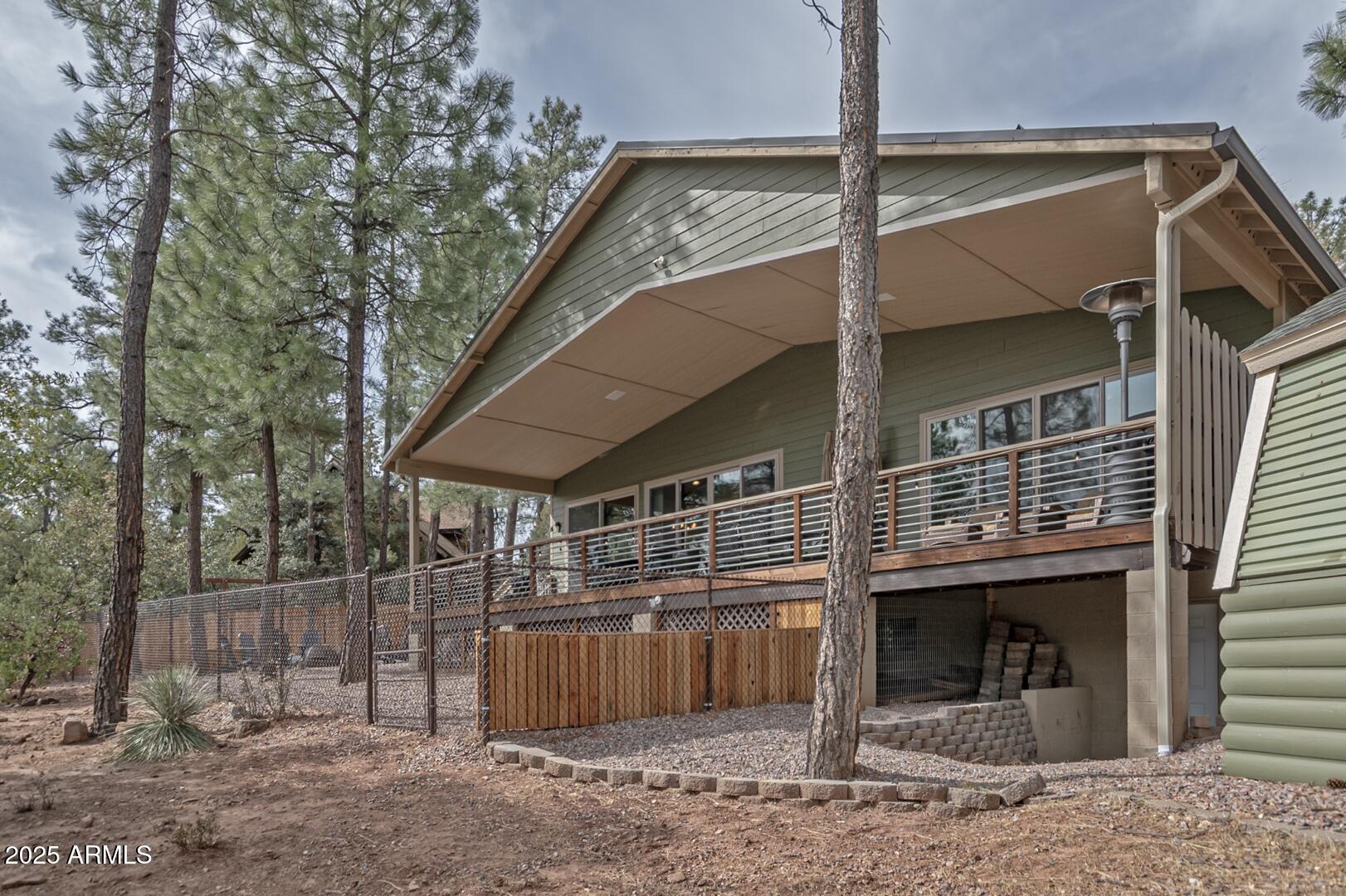 3465 Whispering Pines Road Pine, AZ 85544 - Photo 38 of 53 a view of a backyard