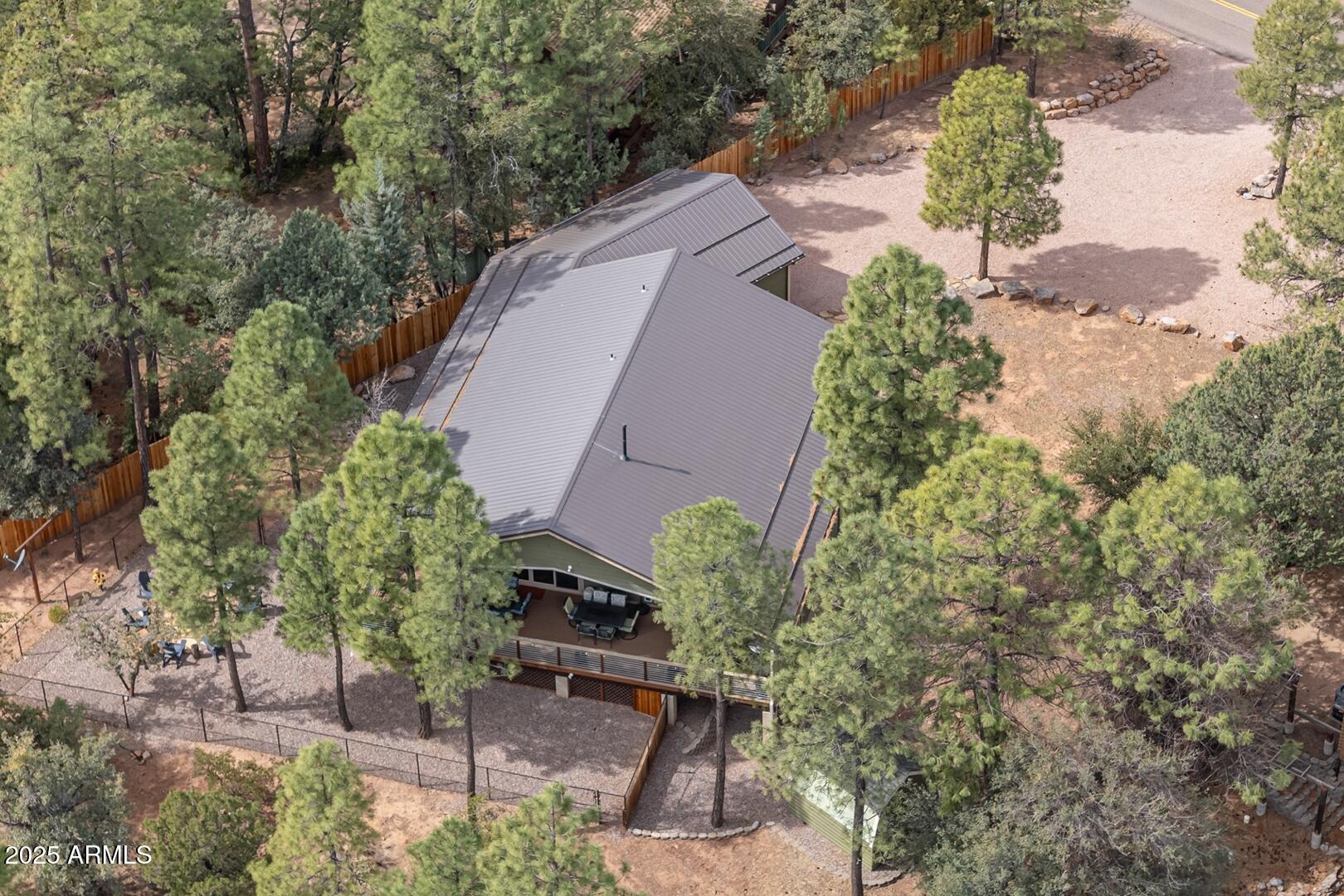 3465 Whispering Pines Road Pine, AZ 85544 - Photo 49 of 53 an aerial view of a house