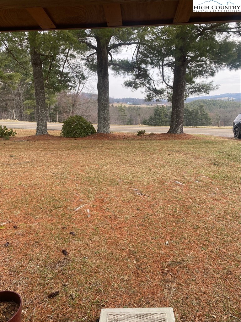 1345 Wagoner Ridge Road Ennice, NC 28623 - Photo 19 of 48 a view of a yard with a tree