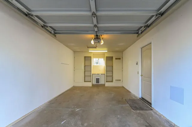 a view of a room with a chandelier