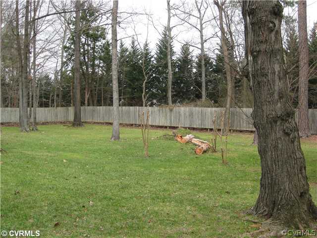 10830 Cherokee Road Midlothian, VA 23113 - Photo 5 of 17 a view of a backyard with a slide