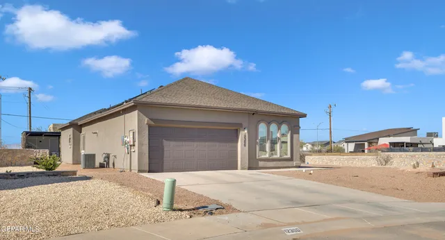a view of a house with a patio