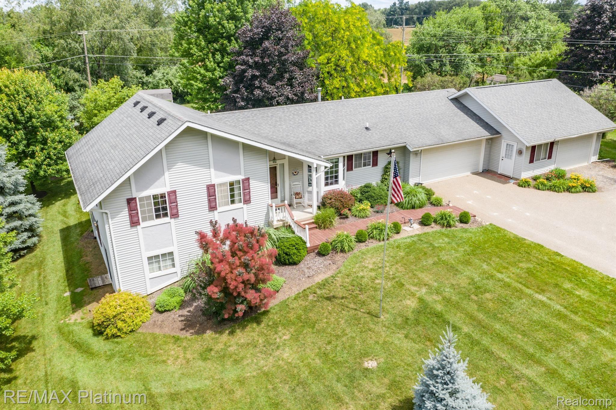 3738 West Schafer Road Pinckney, MI 48169 - Photo 1 of 75 Main Photo. Walk out ranch on 3 beautiful acres.