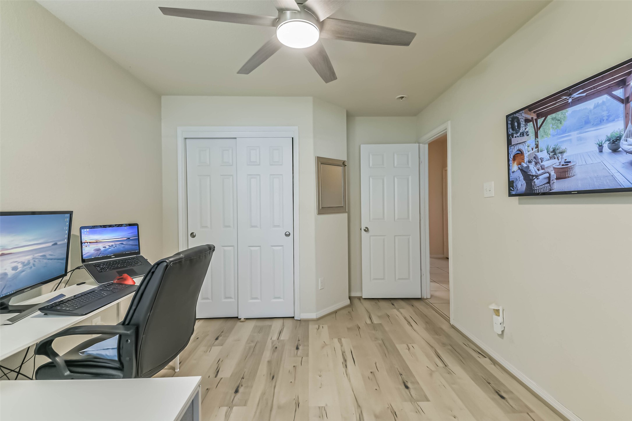 2504 Elm Crossing Trail Spring, TX 77386 - Photo 29 of 40 a view of a workspace with furniture and a window