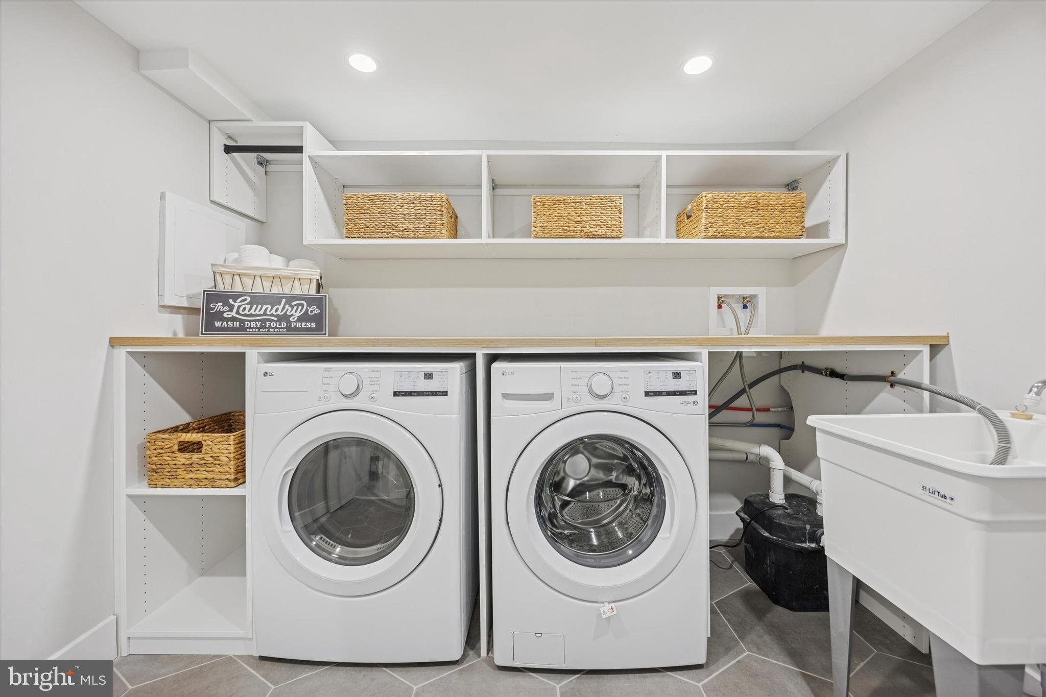 219 Williamsburg Road Ardmore, PA 19003 - Photo 63 of 75 a utility room with dryer and washer