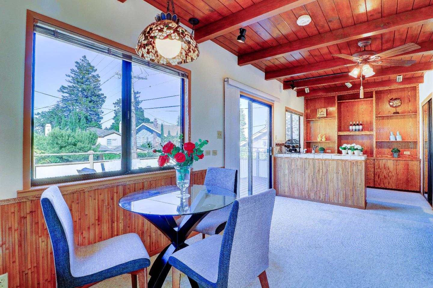 2701 Hillside Drive Burlingame, CA 94010 - Photo 32 of 50 a dining room with furniture and window