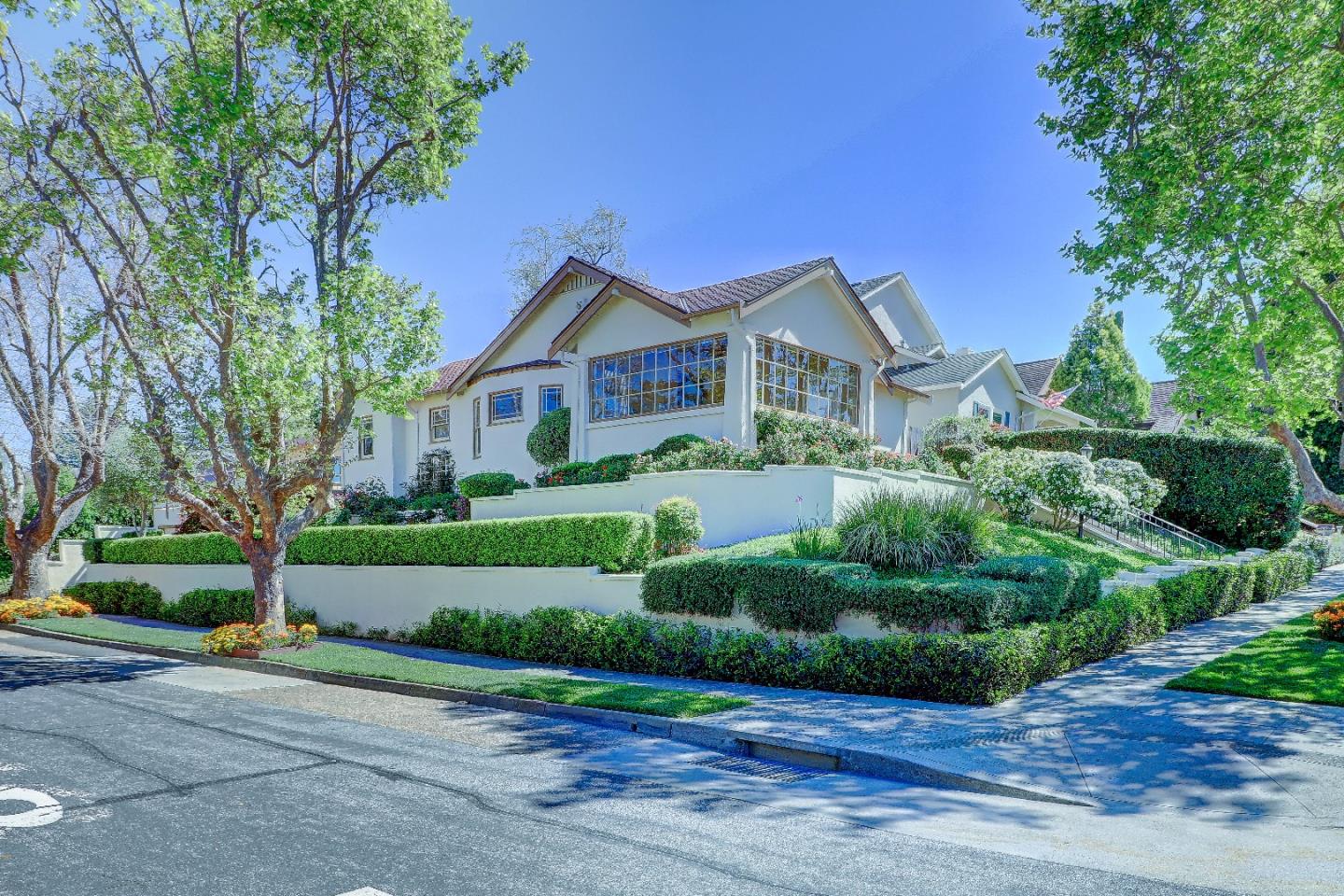 2701 Hillside Drive Burlingame, CA 94010 - Photo 4 of 50 a front view of house with yard and green space