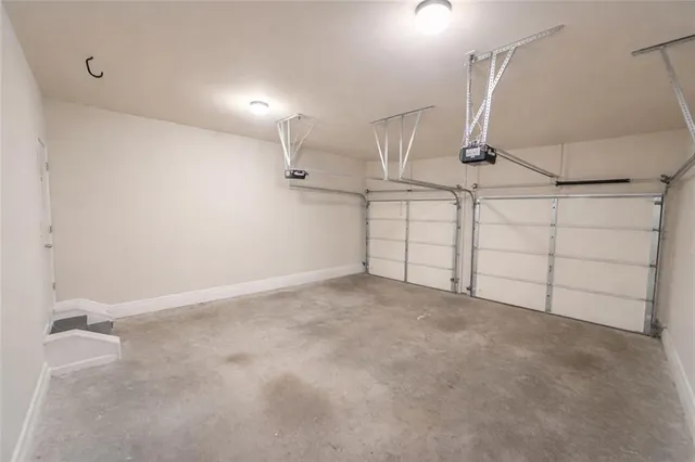 a view of a room with an empty space