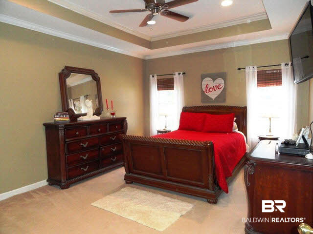 119 General Canby Drive Daphne, AL 36527 - Photo 14 of 34 Master Bedroom with Trey Ceiling and Recessed Lighting