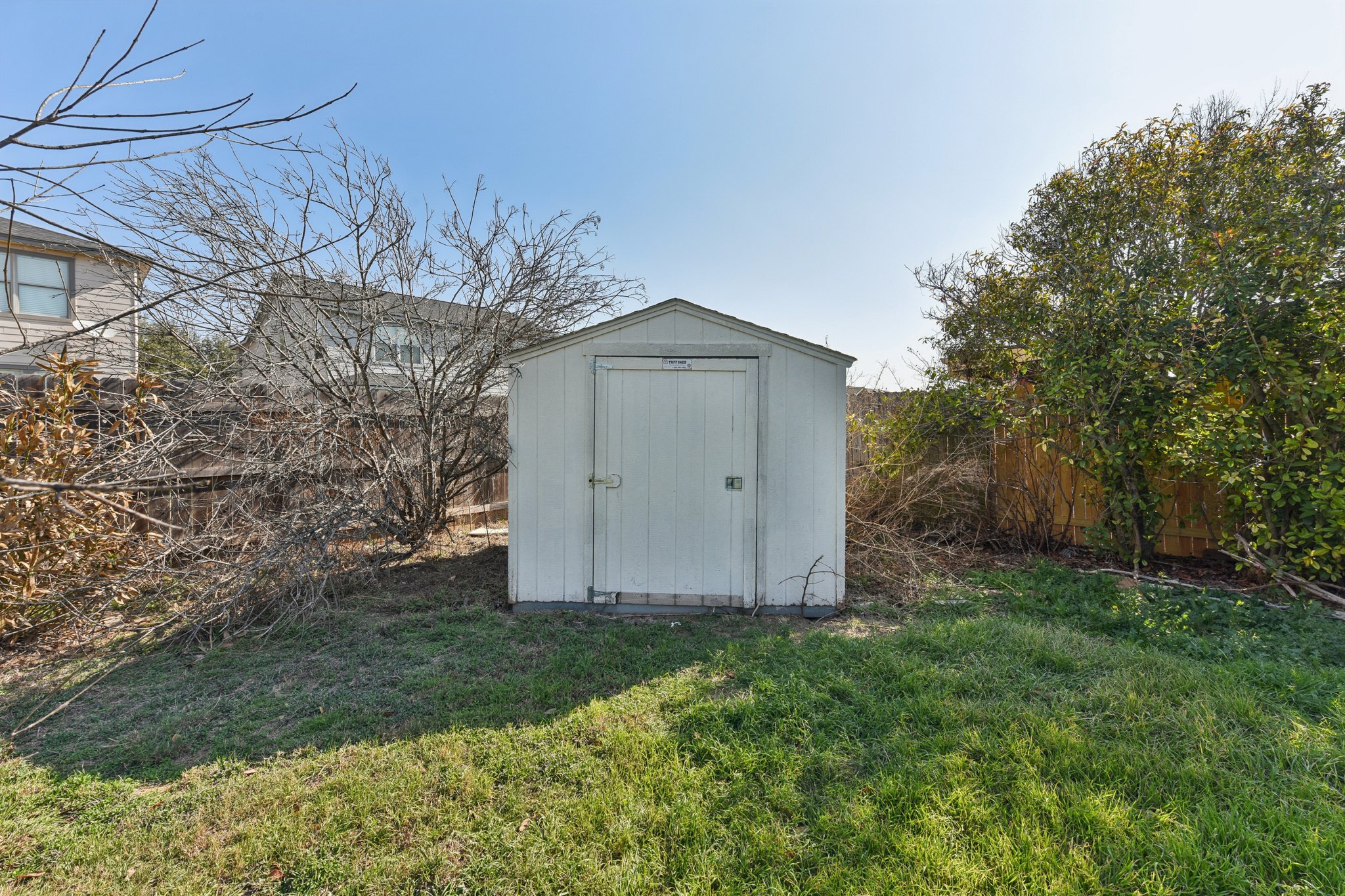 101 Bandara Woods Boulevard Elgin, TX 78621 - Photo 30 of 30 View of shed featuring a fenced backyard