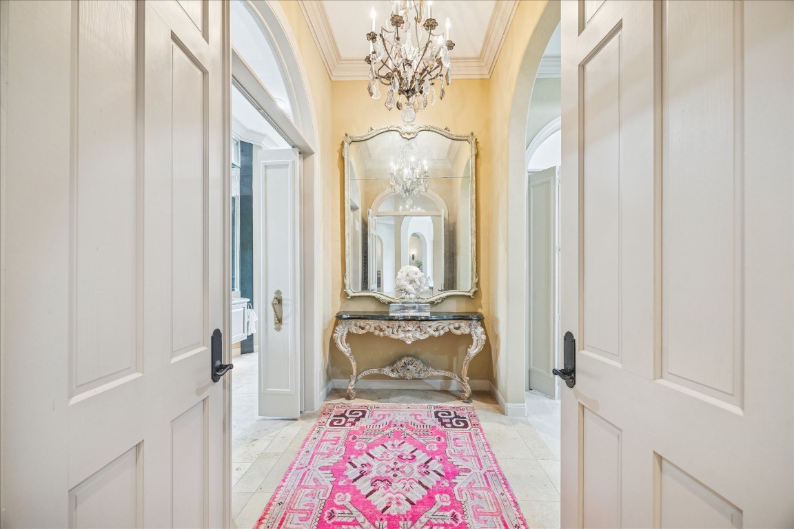 6 Mott Lane Houston, TX 77024 - Photo 20 of 49 Double Solid Door Entrance to Primary Bedroom & Bath