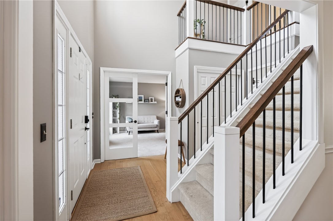 908 Taylor Rise Victor, NY 14564 - Photo 4 of 41 Entrance with View of First Floor Office with Cust