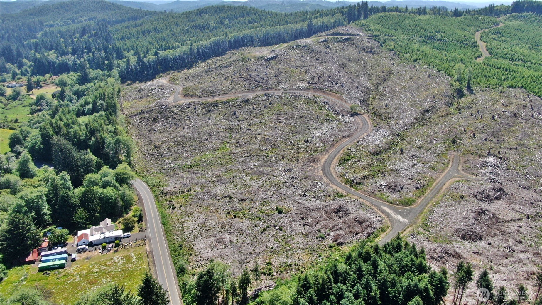 -nka Smith Creek Road Raymond, WA 98577 - Photo 2 of 14 a view of a yard with plants