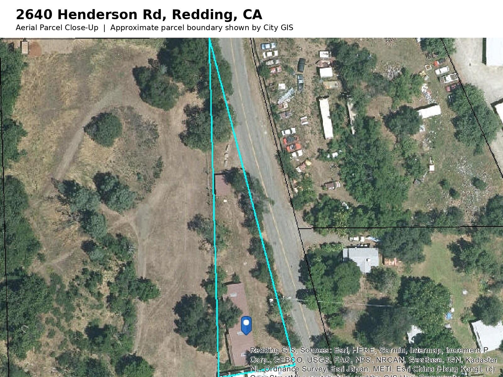 2640 Henderson Road Redding, CA 96002 - Photo 8 of 9 2640_Henderson_Aerial_Closeup
