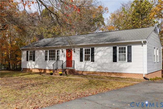 a house view with a sitting space