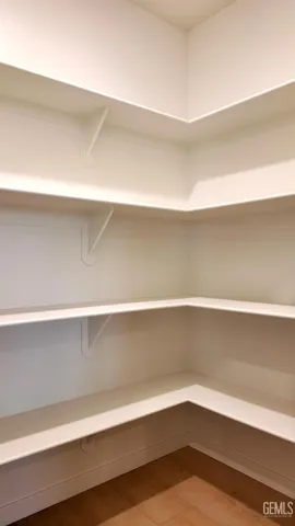 a close view of closet