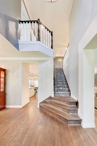 a view of entryway and hall