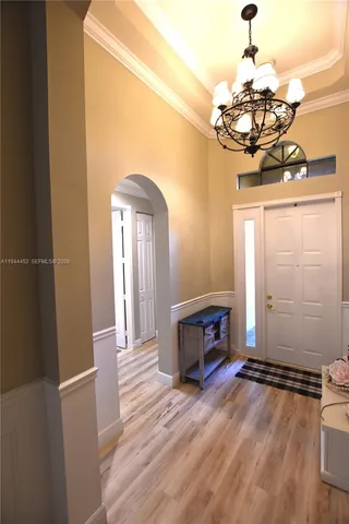 a view of a glass door with a glass door