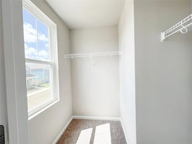 a small space with a window