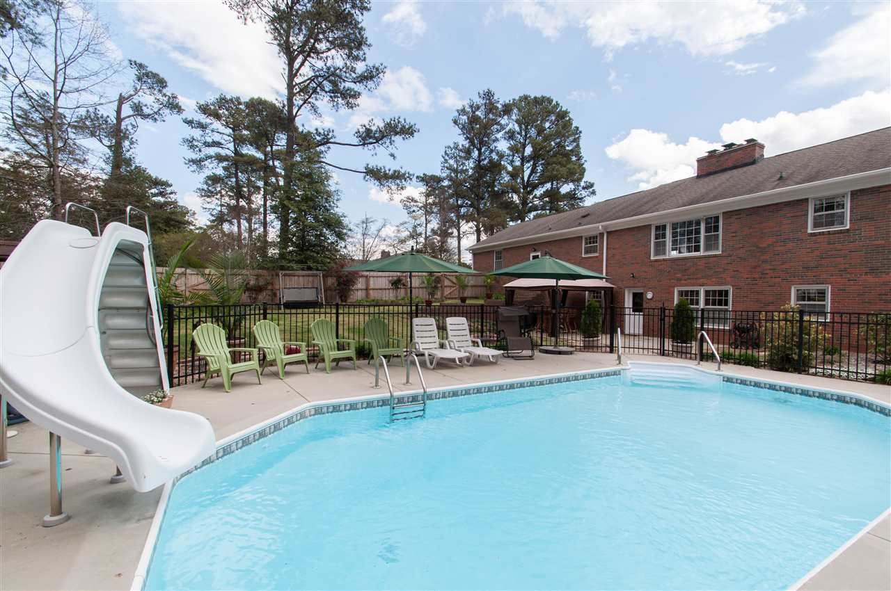 4001 Sue Lane Raleigh, NC 27604 - Photo 21 of 25 Inground Heated Pool w/Slide Fenced
