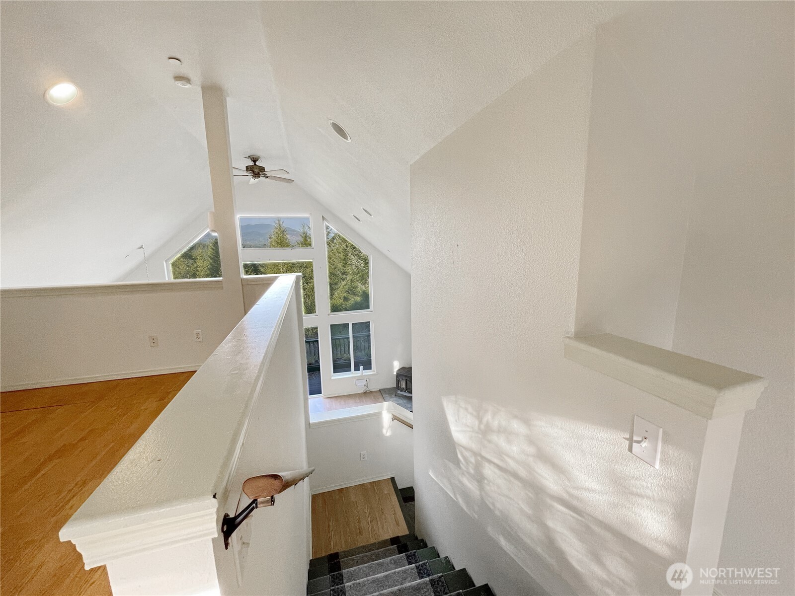 11 North Hamma Ridge Drive Lilliwaup, WA 98555 - Photo 22 of 40 a bathroom with a sink and mirror