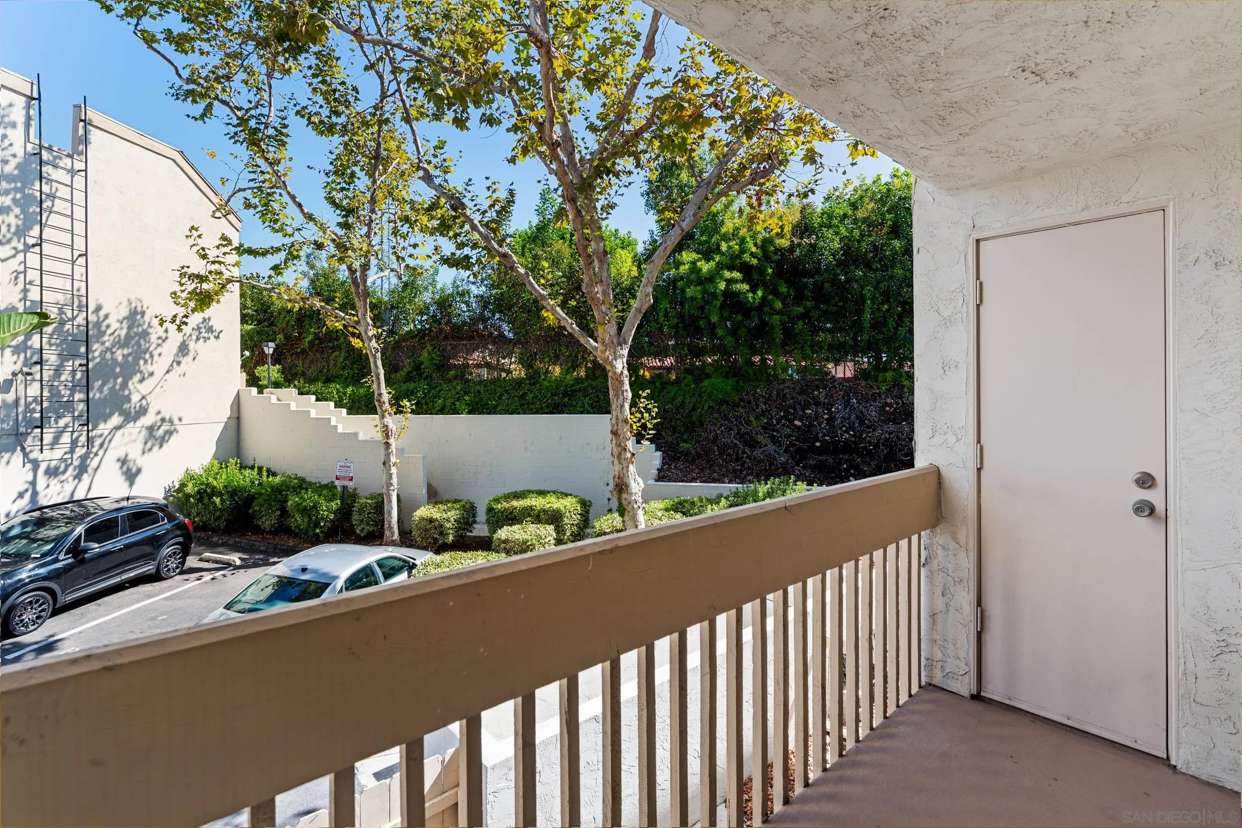 6255 Rancho Mission Road, Unit 217 San Diego, CA 92108 - Photo 15 of 23 a view of a street from a balcony