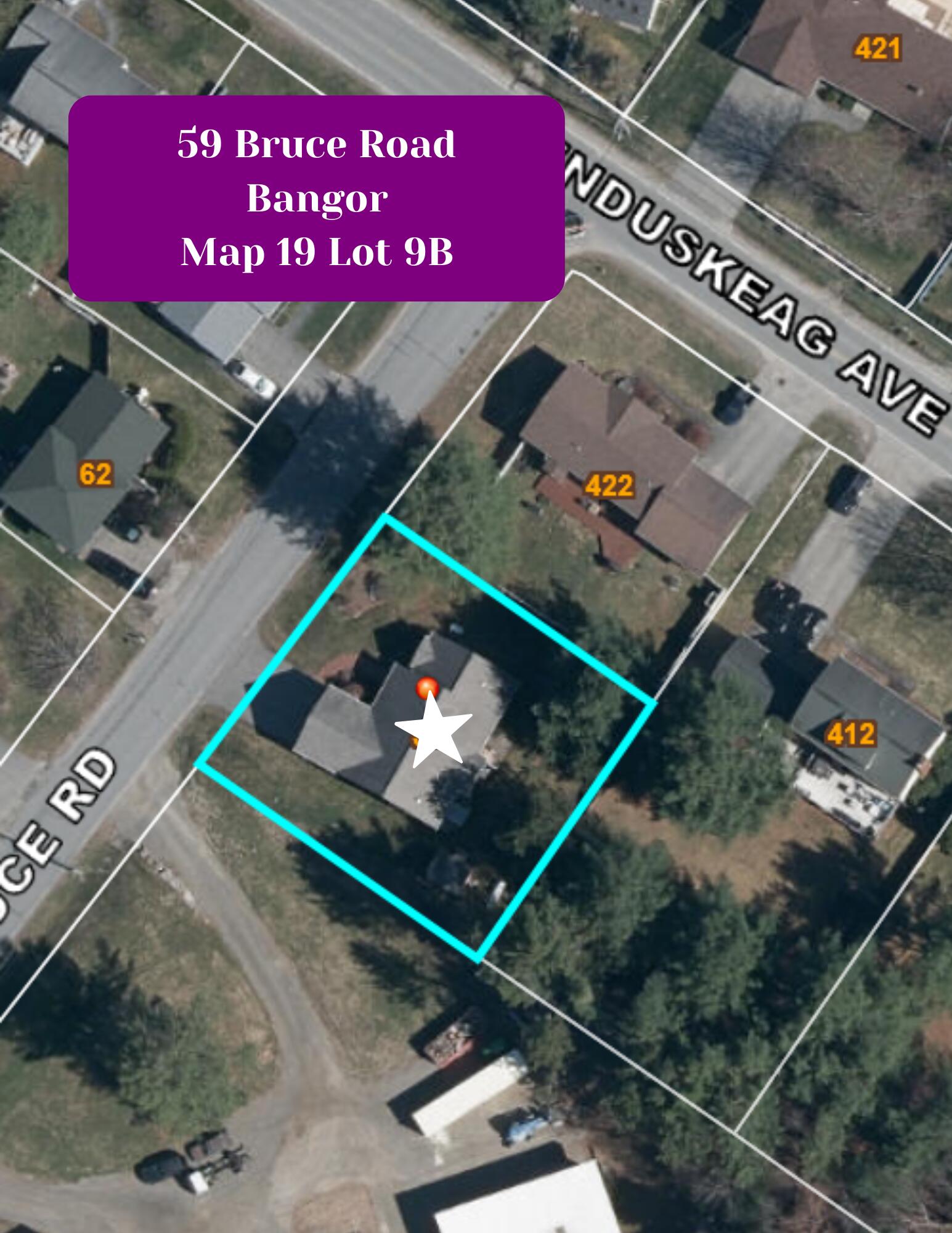 59 Bruce Road Bangor, ME 04401 - Photo 51 of 52 59 Bruce Road GIS Map