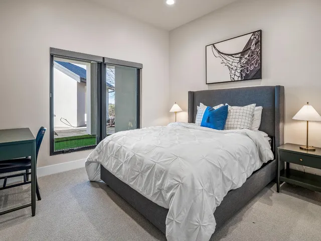 a house view with a outdoor space