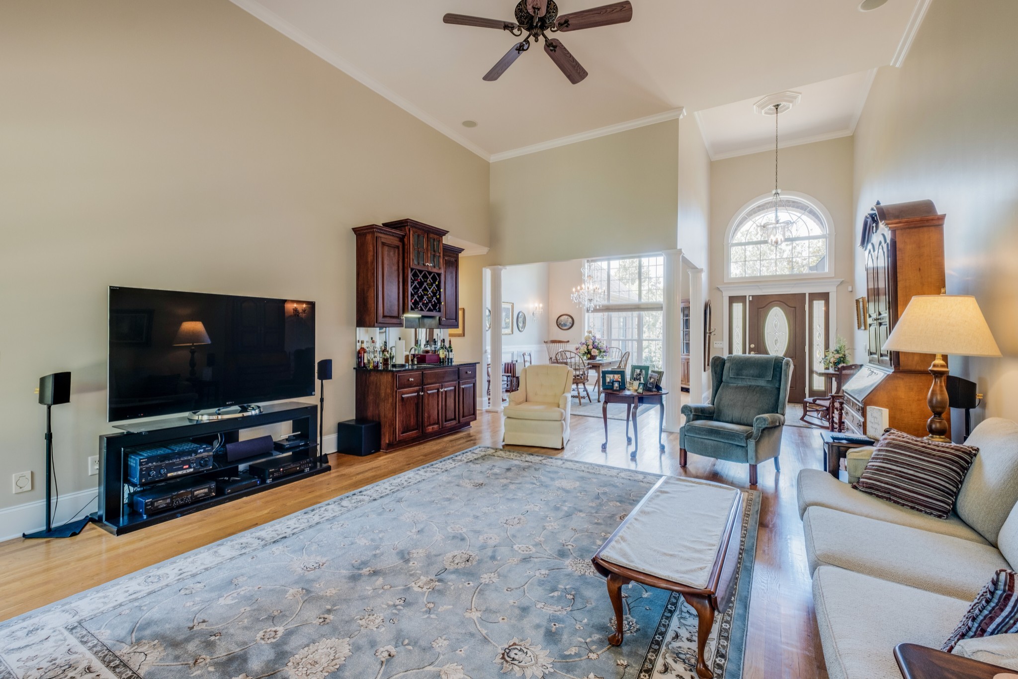 423 Ridgecrest Lane Lebanon, TN 37087 - Photo 11 of 50 a living room with furniture and a flat screen tv