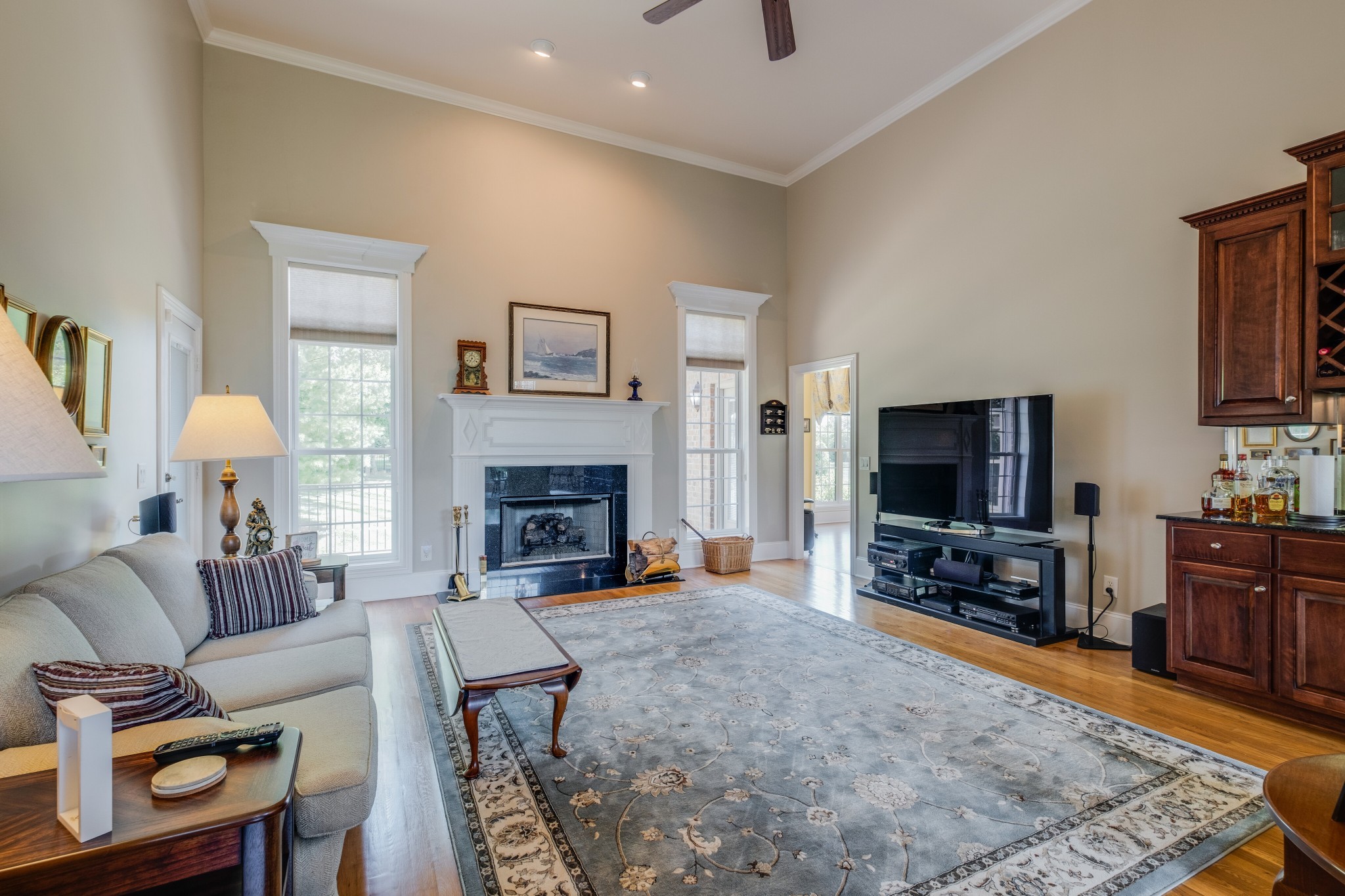423 Ridgecrest Lane Lebanon, TN 37087 - Photo 13 of 50 a living room with furniture and a flat screen tv