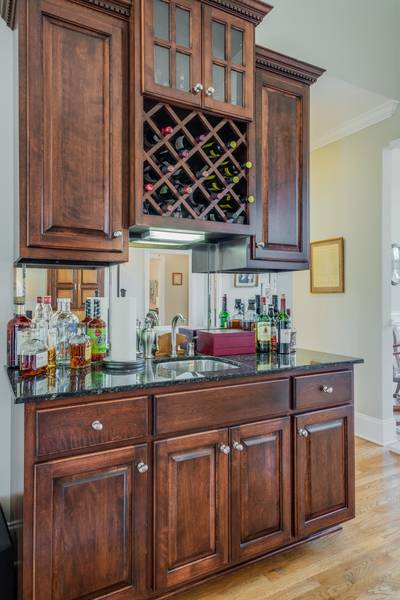 423 Ridgecrest Lane Lebanon, TN 37087 - Photo 15 of 50 a kitchen with stainless steel appliances granite countertop a sink and cabinets