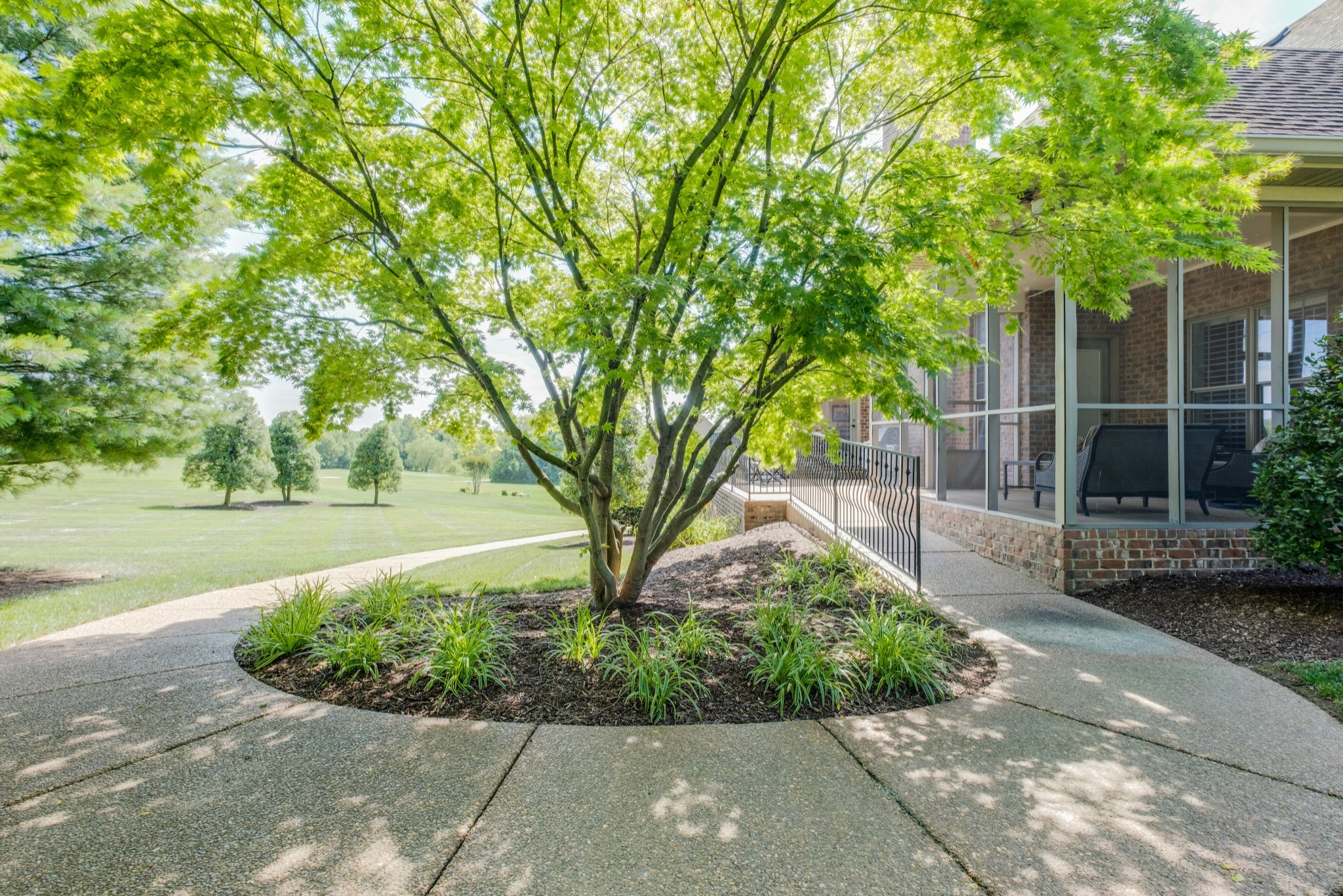 423 Ridgecrest Lane Lebanon, TN 37087 - Photo 45 of 50 a view of a garden with plants and large trees