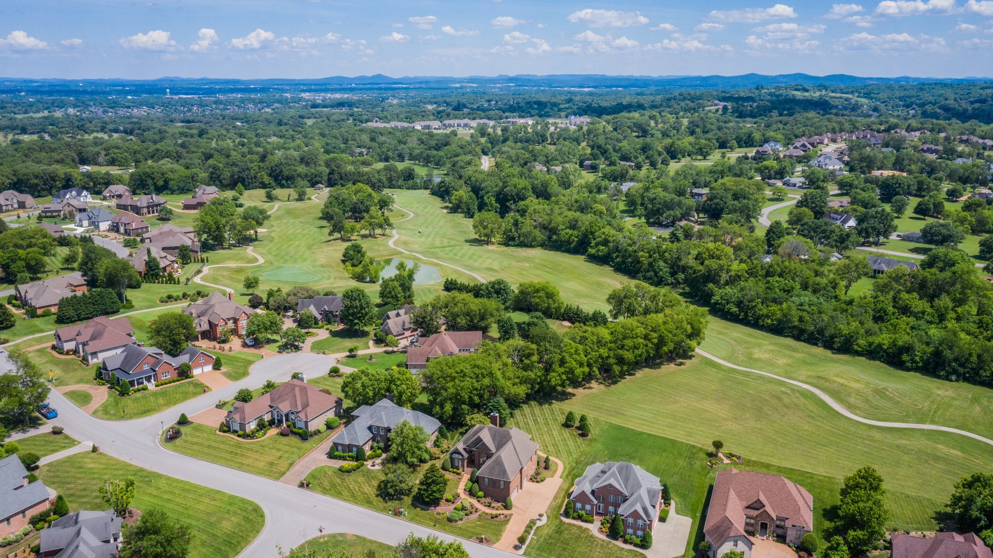 423 Ridgecrest Lane Lebanon, TN 37087 - Photo 49 of 50 an aerial view of a houses with outdoor space and street view
